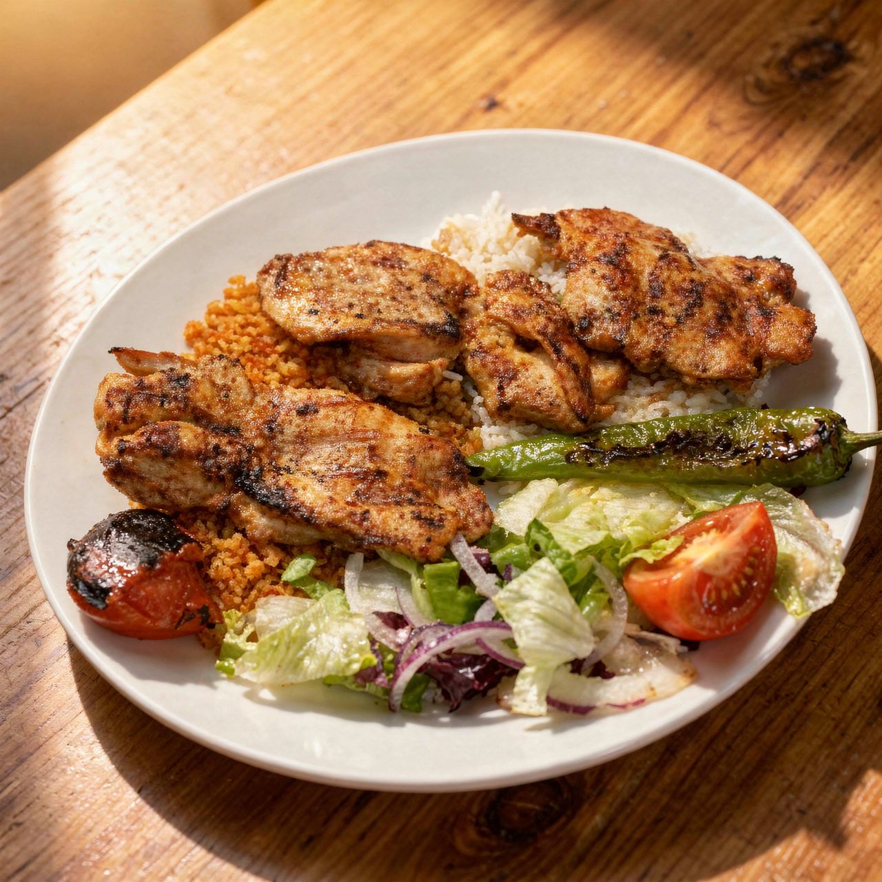 Hähnchenkotelett / Tavuk Pirzola