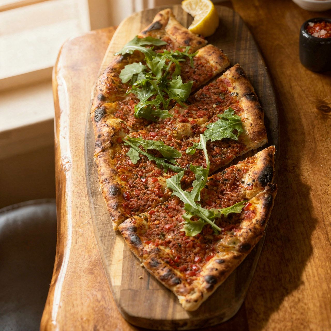 Pide mit Hack / Kıymalı Pide