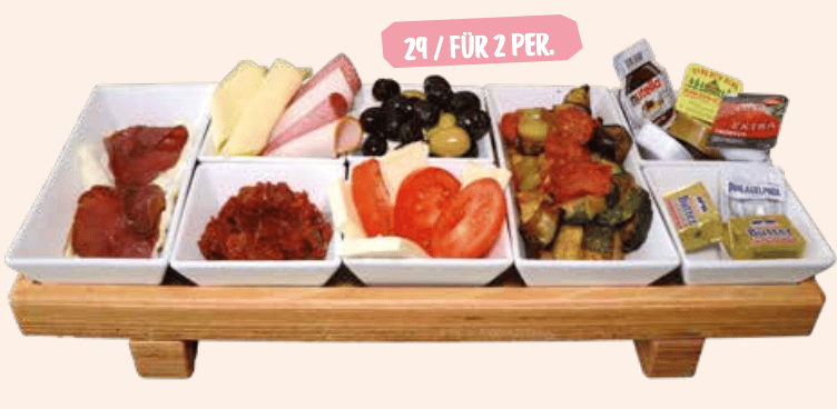 Back-Lava Spezial Frühstück (für 4 Personen)