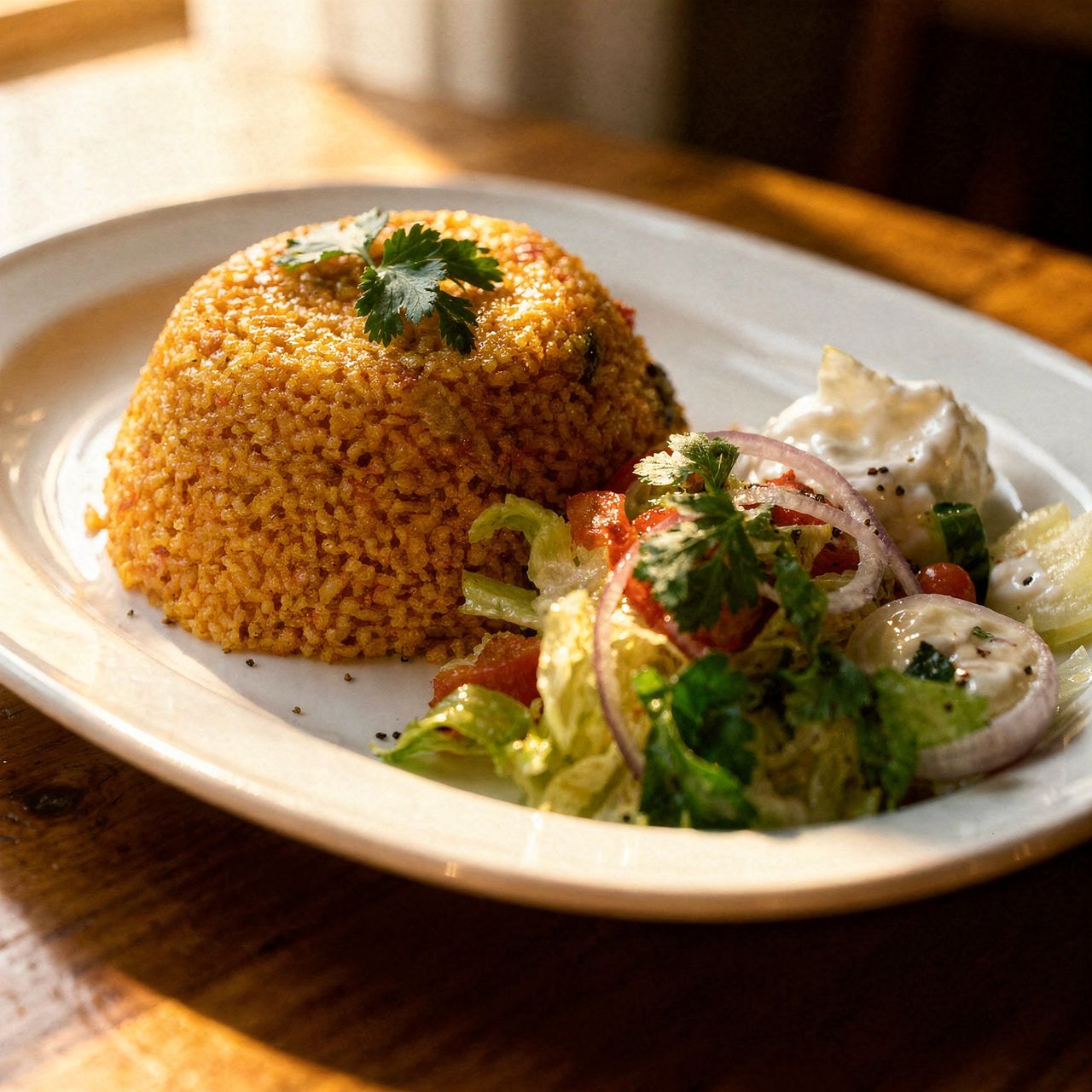 Bulgur-Pilav mit Tomatenmark