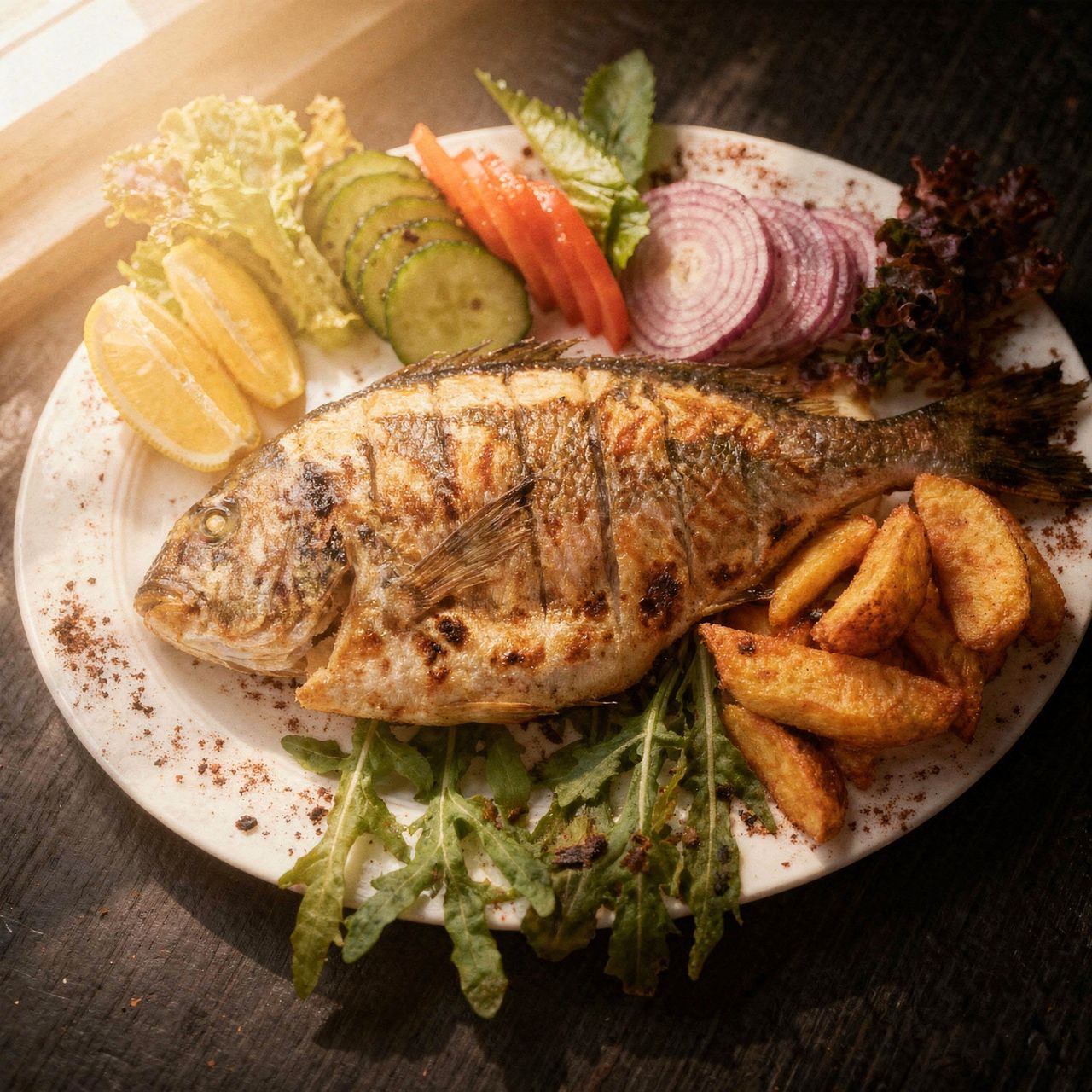 Gegrillte Dorade (Çupra Izgara)