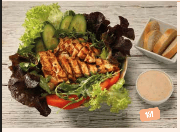 Hähnchenfilet-Salat (Tavuk Salatası)