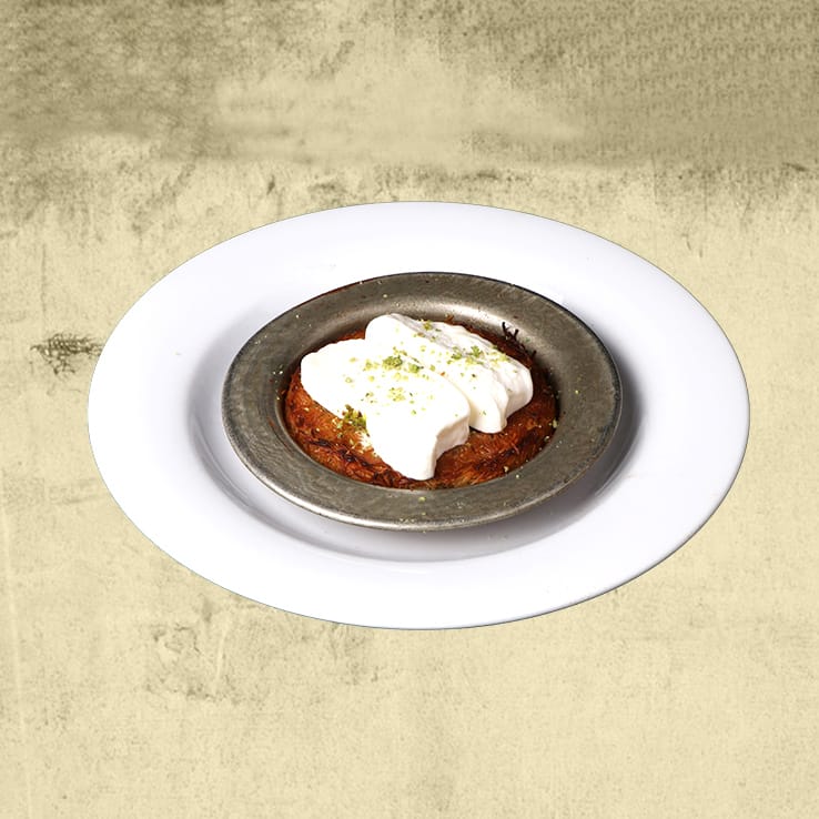 Künefe mit Maraş-Eis