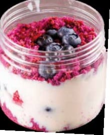 Blaubeer-Pudding