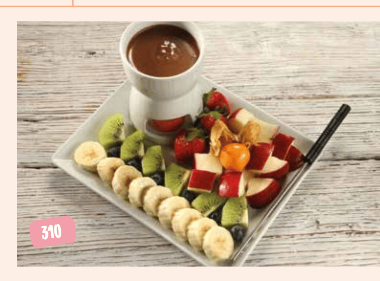 Obst-Fondue (Meyveli Fondü)