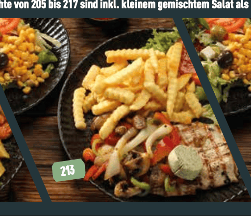 Putensteak mit Gemüse (Sebzeli Hindi Steak)