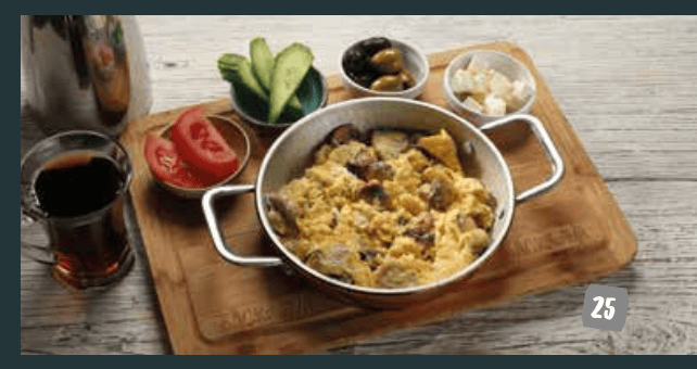 Rührei mit Champignons (Mantarlı Yumurta)