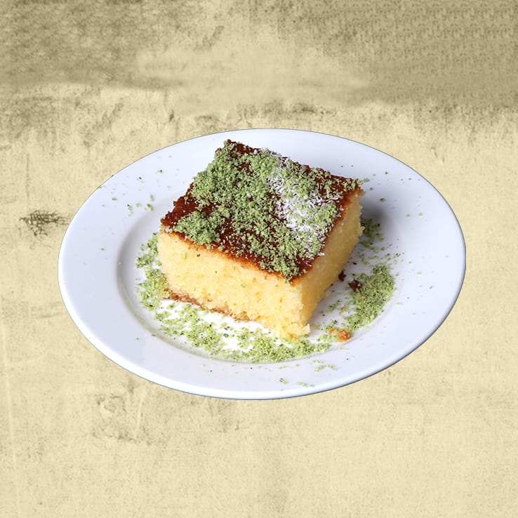 Grießkuchen mit Sirup