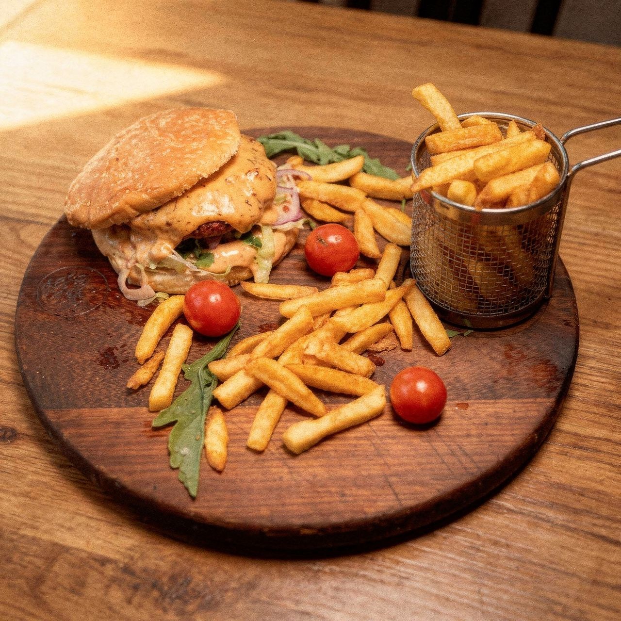 Cheese Köfte Burger