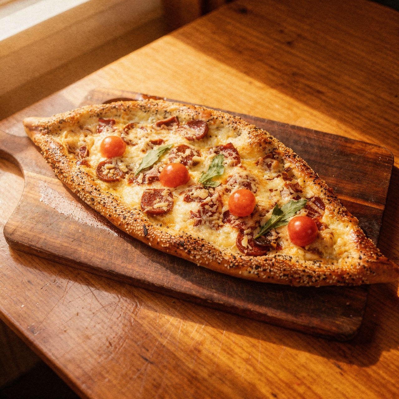 Sucuklu Pide