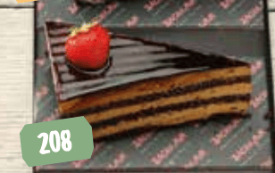 Schokokuchen (Çikolatalı Pasta, 1 Stk.)