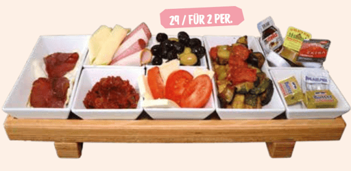 Back-Lava Spezial Frühstück (für 4 Personen)