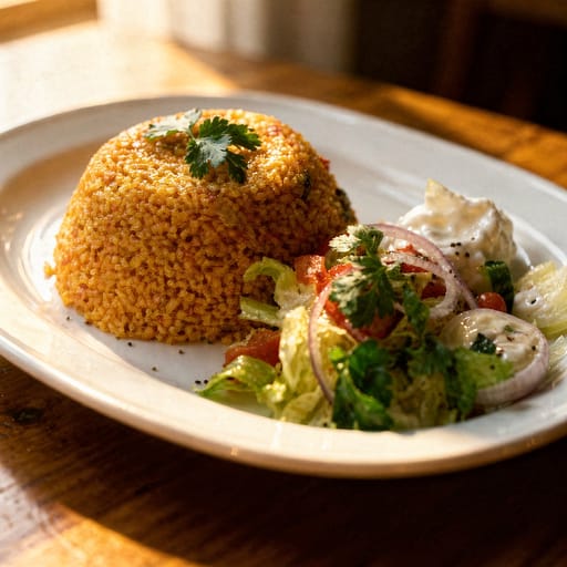 Bulgur-Pilav mit Tomatenmark