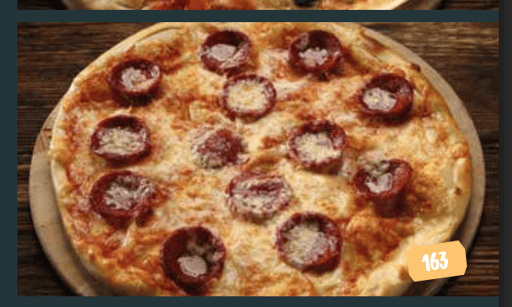 Pizza türk. Knoblauchwurst (Sucuklu Pizza)