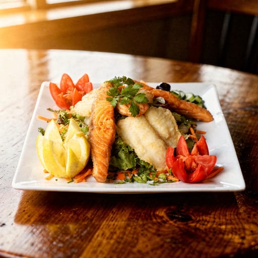 Gemischter Fischsalat