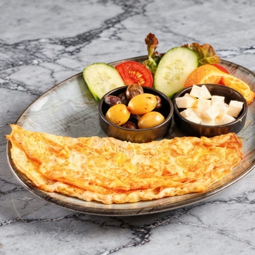 Omelette-Menüs
